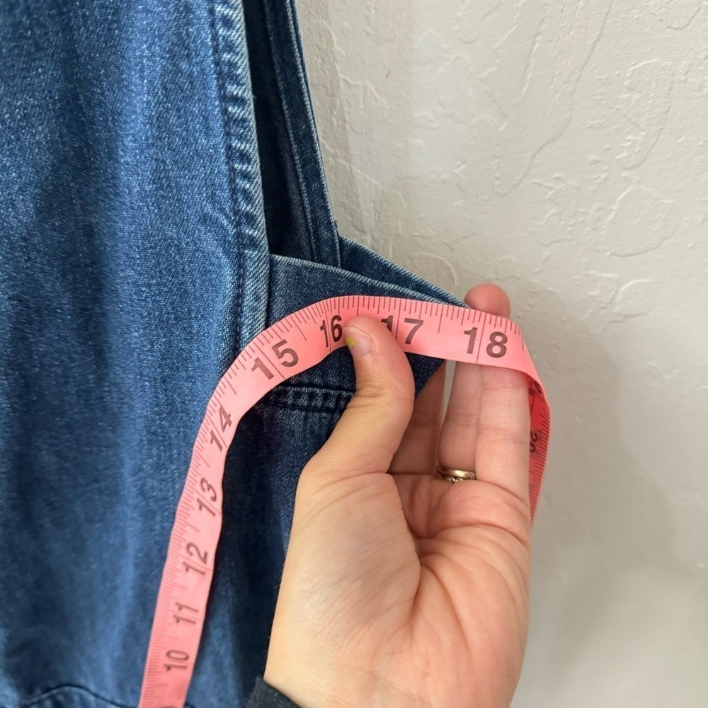 Rachel Comey X Target Denim Sleeveless Jumpsuit Zip Front Size 2 - Picture 4 of 9